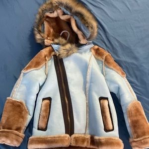Jordan Craig shearling coat